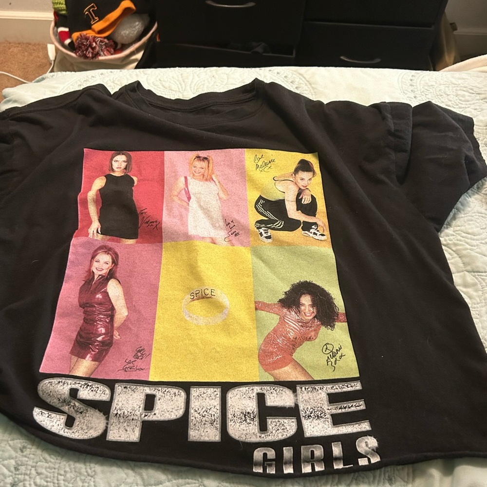 Black and Pink Graphic Short Sleeve Tee